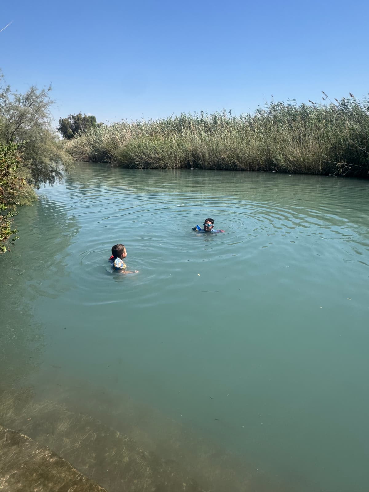 בריכות טבעיות בנחל הקיבוצים