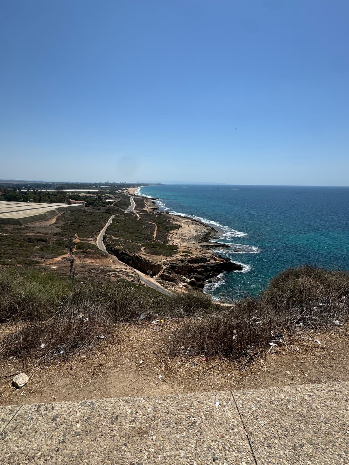 מצוקי הגיר והים בראש הנקרה